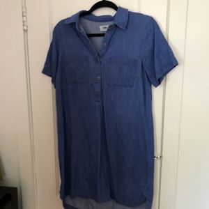 Denim Old Navy Short Sleeve Dress